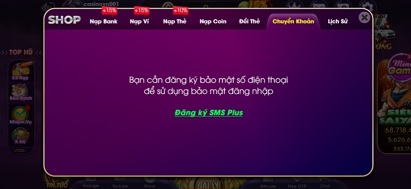 Chương trình ưu đãi đặc sắc có tại cổng game bài online Choang Vip