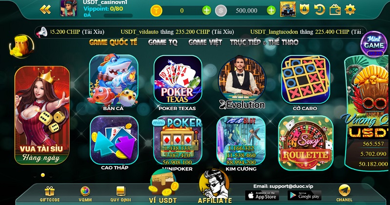 Sân chơi đổi thưởng uy tín USDT Casino có những thể loại game hấp dẫn nào?